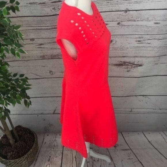 TED BAKER Zaralie Jacquard A-line Flared Dress NWT - Picture 8 of 16